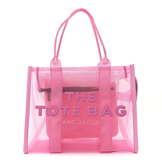 Nylon Large the Mesh Tote Bag Pink