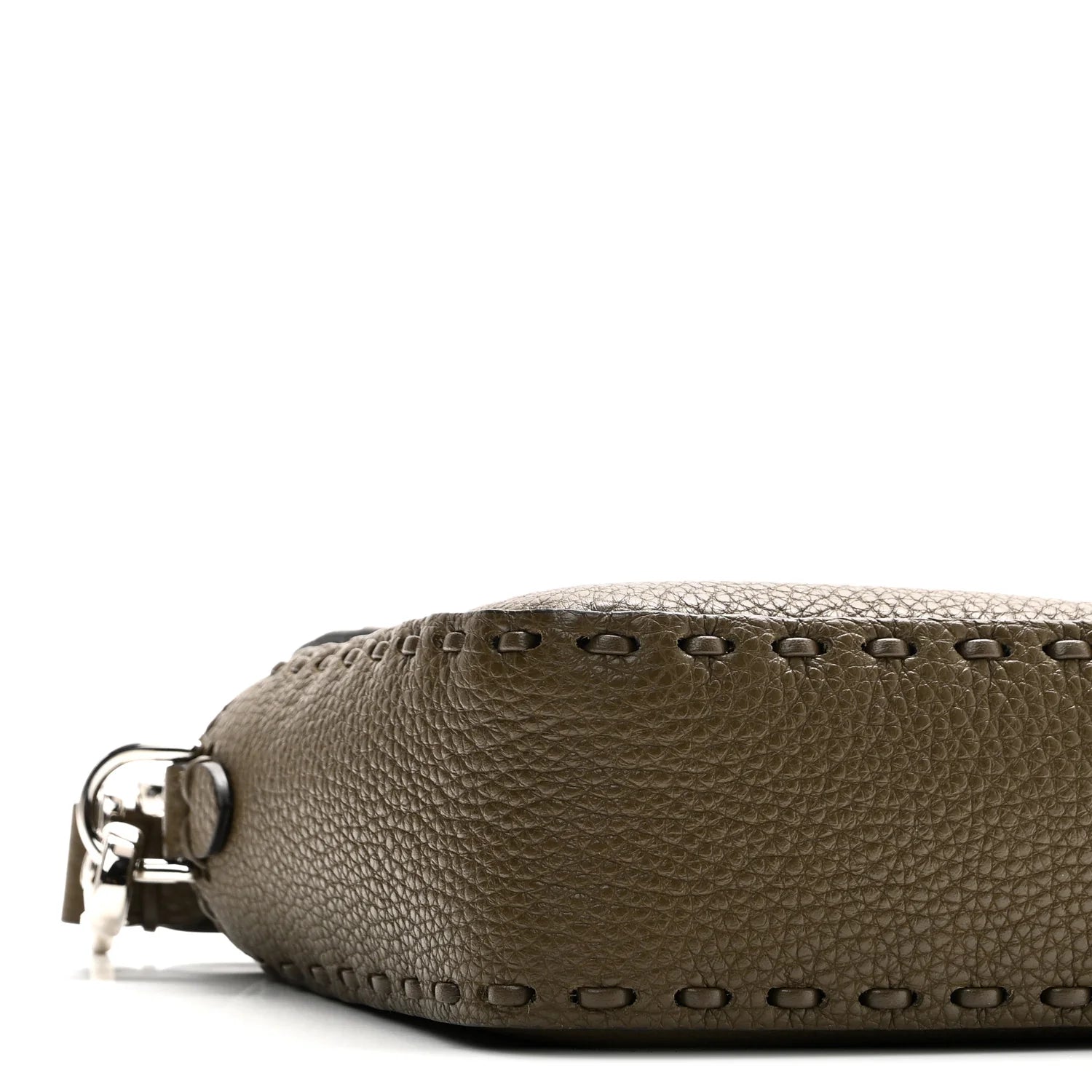 Cuoio Roma Sellerissima Nappa Sintetica Tape Stitch Baguette Wood