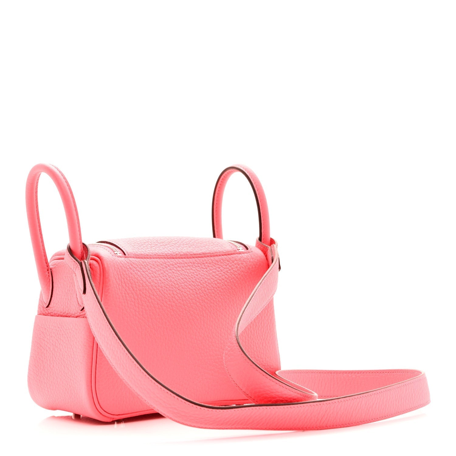 Taurillon Clemence Mini Lindy 20 Rose Azalee