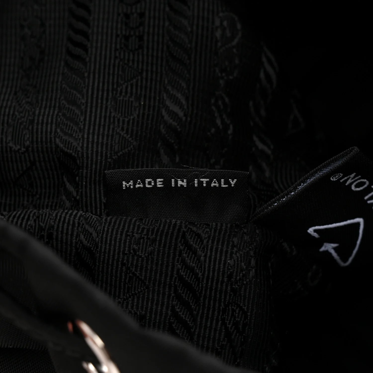 Re-Nylon Vela Drawstring Wristlet Pouch Black