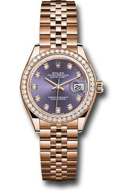 Rolex Lady Datejust 28Mm Watch 279135RBR Adj