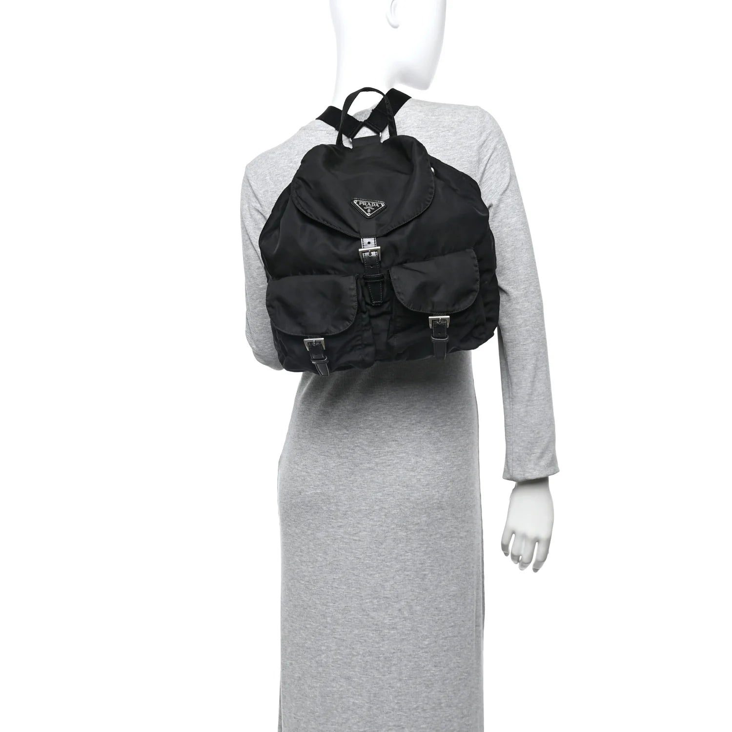 Tessuto Nylon Vela Backpack Black