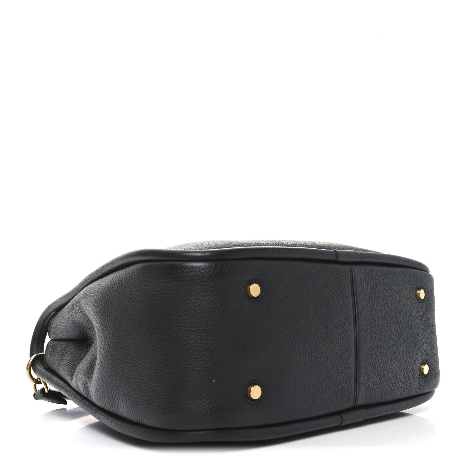 Small Classic Grain Calfskin Leighton Black