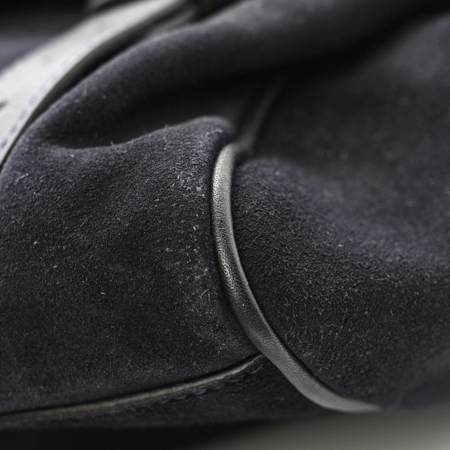 Heavy Suede Alexa Tassel Satchel Ink Blue