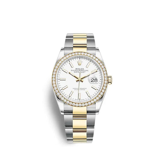 Datejust 36 Oystersteel and Yellow Gold Ref# 126283RBR-0006