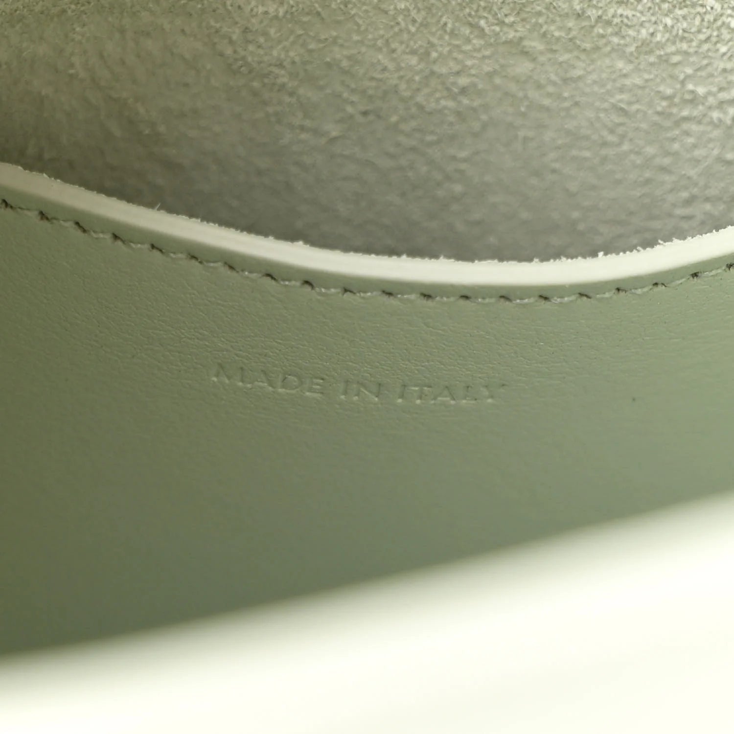 Smooth Calfskin Mini Cuir Triomphe Bucket Bag Jade