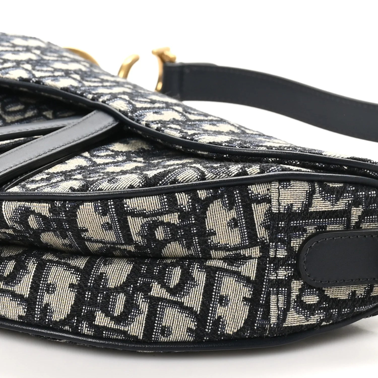 Oblique Saddle Bag Blue