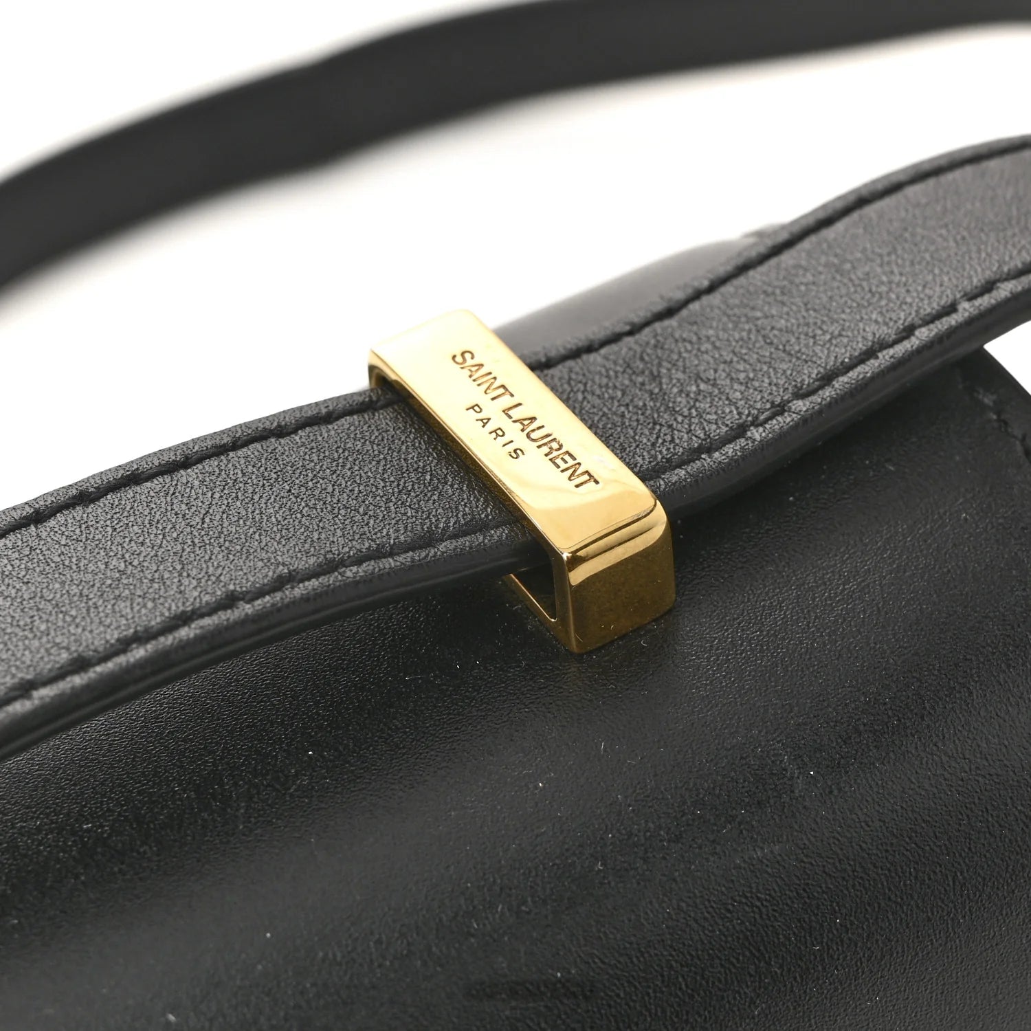 Smooth Calfskin Shoulder Bag Black