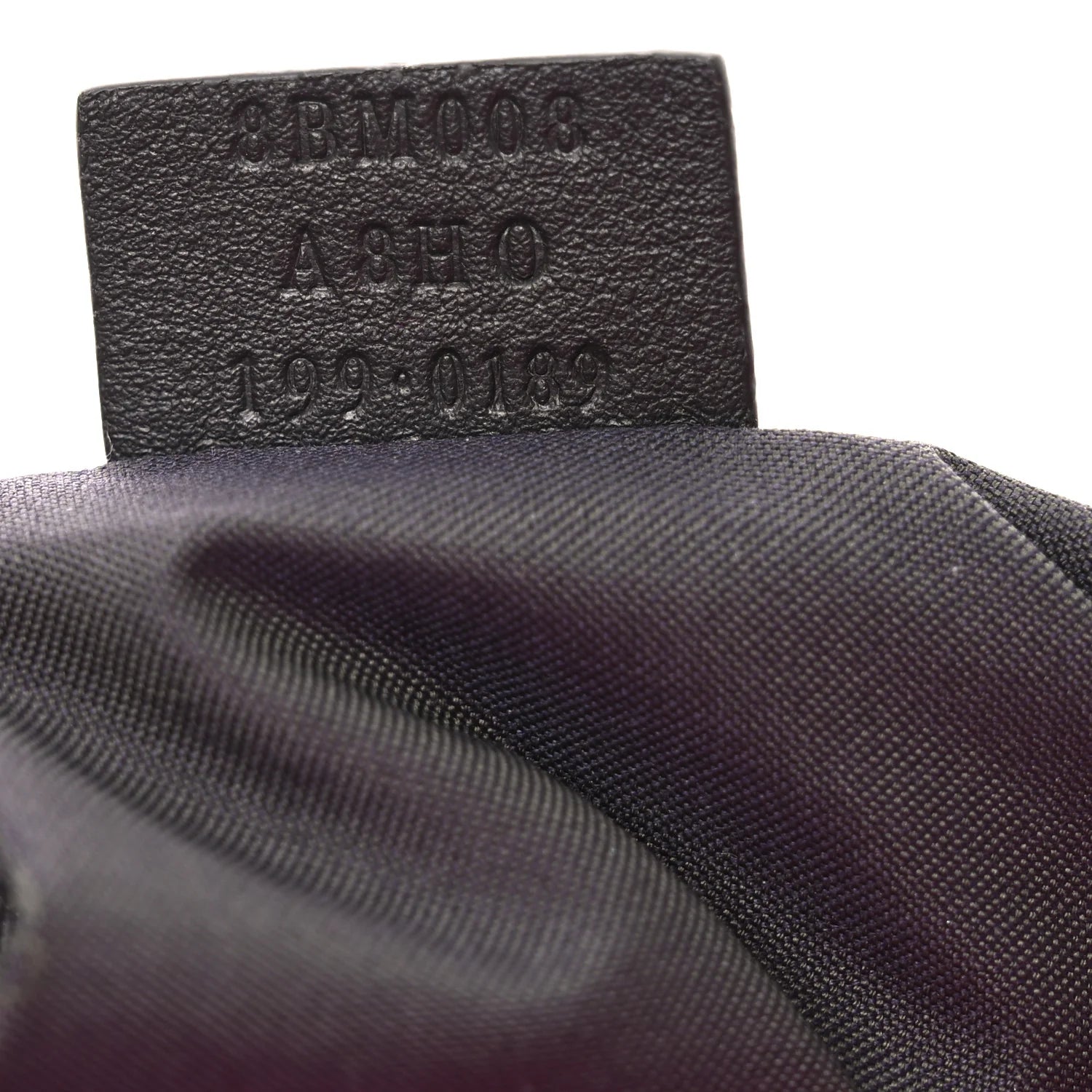 Velvet FF Embossed Hip Belt Baguette Bag Fuxia