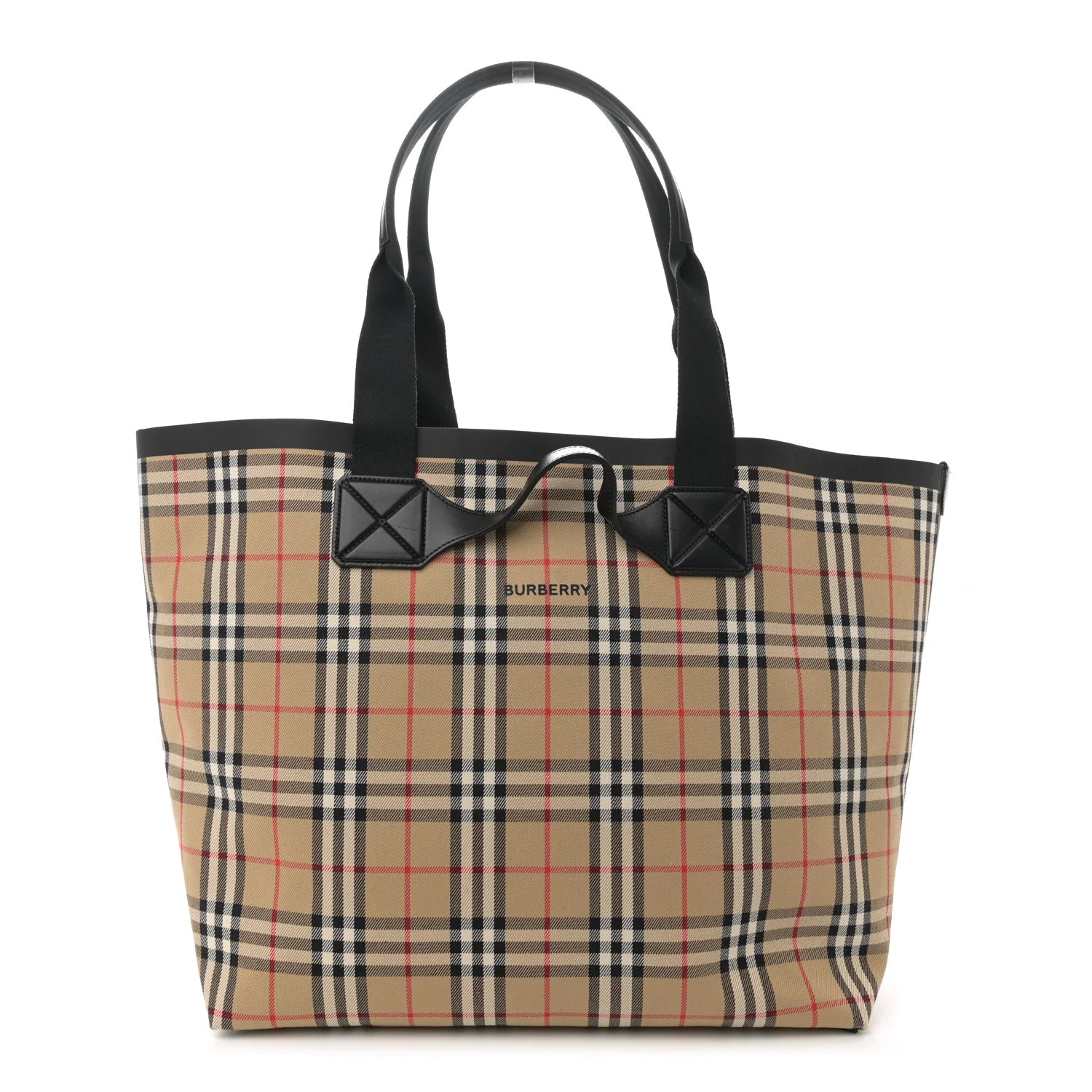 Vintage Check Large Austen Tote Archive Beige
