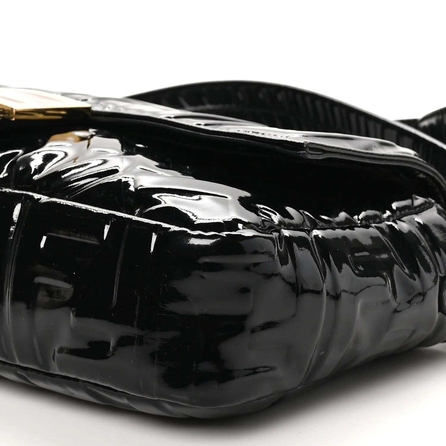 Patent FF 1974 Embossed Baguette Black