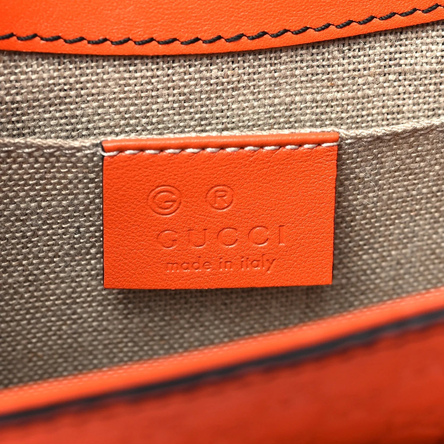 Soft Microssima Mini Emily Chain Shoulder Bag Sun Orange