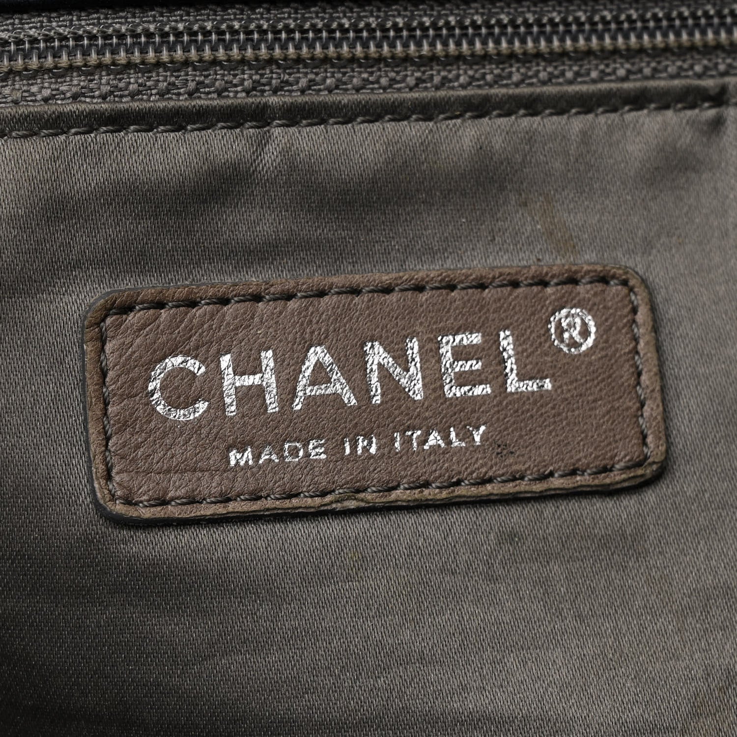 Patent Calfskin Patchwork Brooklyn Tote Black