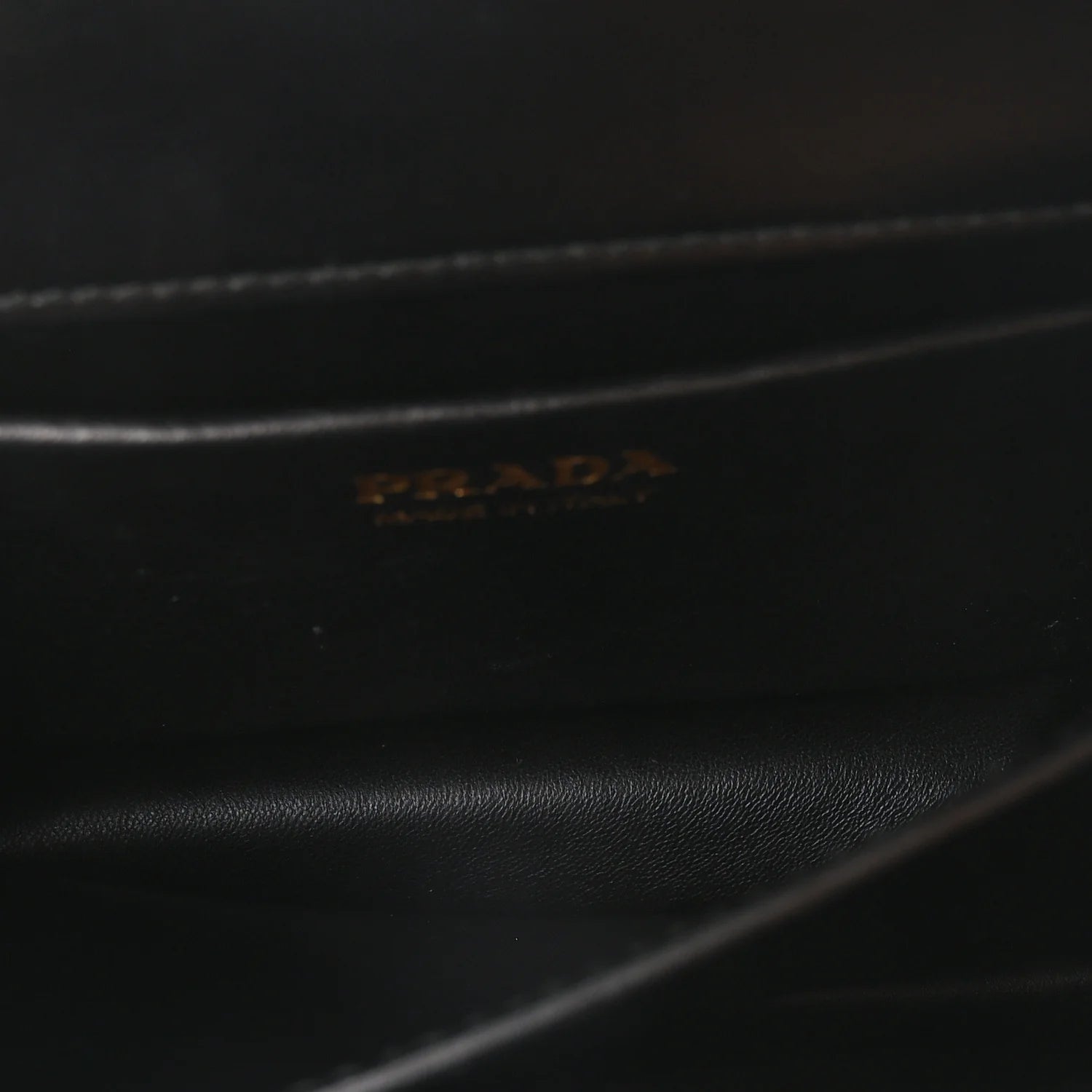 Saffiano Symbole Flap Shoulder Bag Black