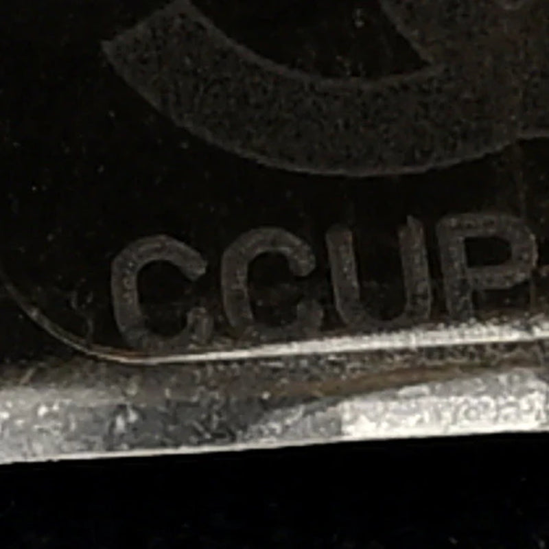 Shiny Crumpled Lambskin Quilted Small Preppy Pocket Camera Case Black