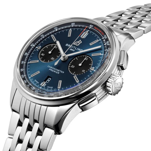 Premier B01 Chronograph 42 Stainless Steel Ref# AB0118221C1A1