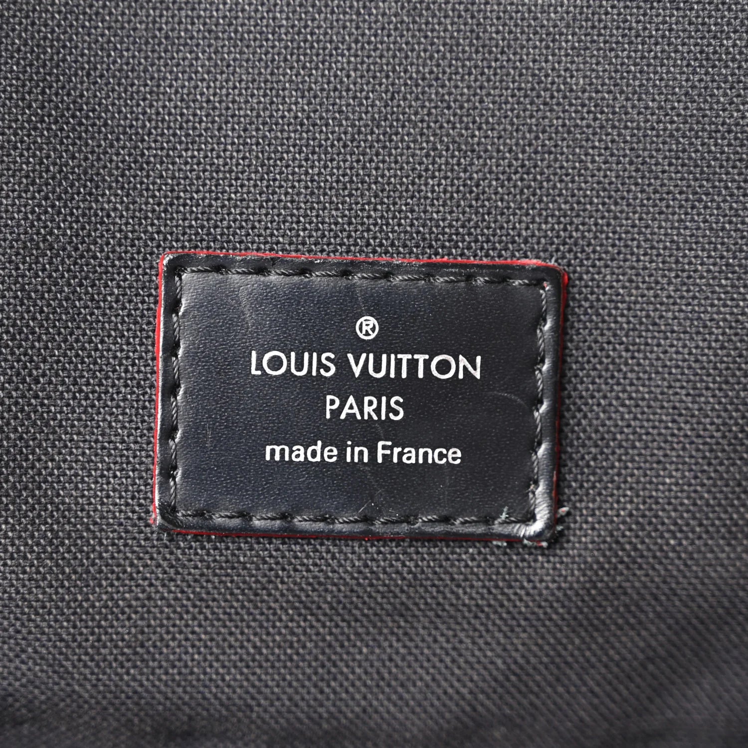 Damier Graphite Christopher PM Red