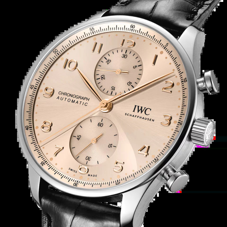 Unworn  Portugieser Automatic Chronograph, Stainless Steel, 41 Mm, Ref# IW371624, Box and Papers