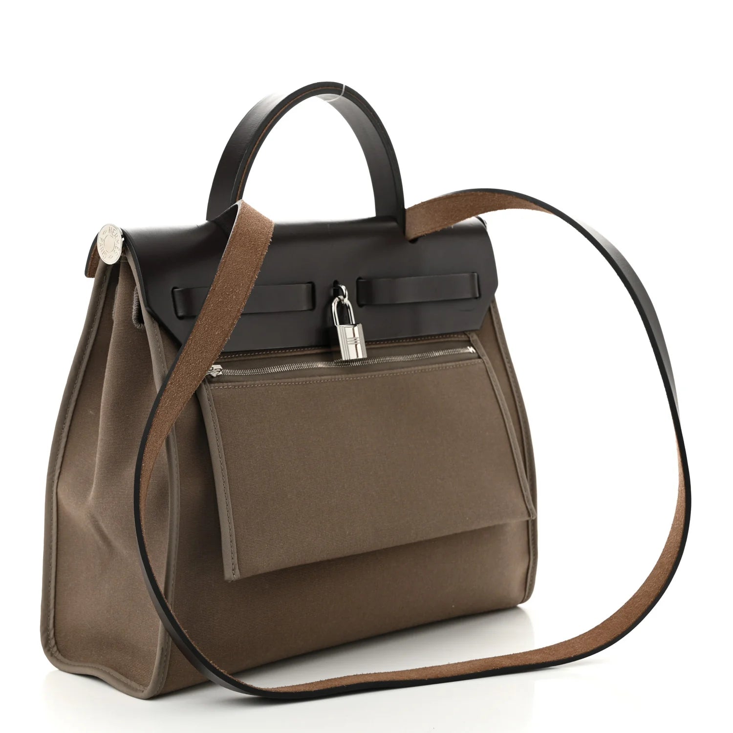 Vache Hunter Toile Herbag Zip 31 PM Etoupe Ebene