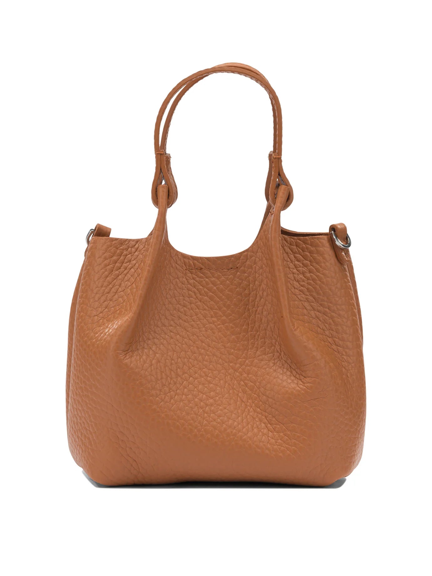 ORANGE LEATHER HANDBAG