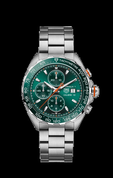 Unworn  Formula 1 Chronograph, Stainless Steel and Ceramic, 44Mm, Ref# CAZ201H.BA0876, Box & Papers