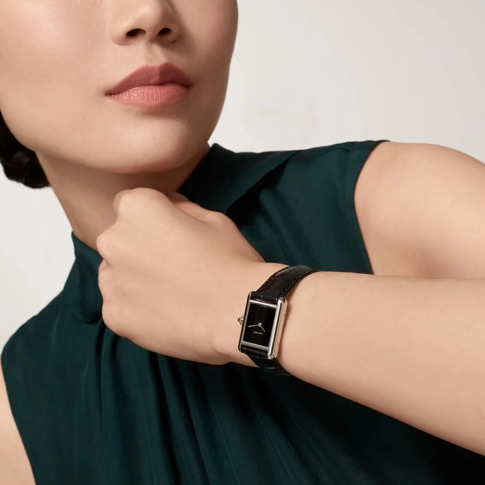 Unworn  Tank Must De , Small Stainless Steel, 29.5Mm X 22Mm, Ref# WSTA0071, Box and Papers