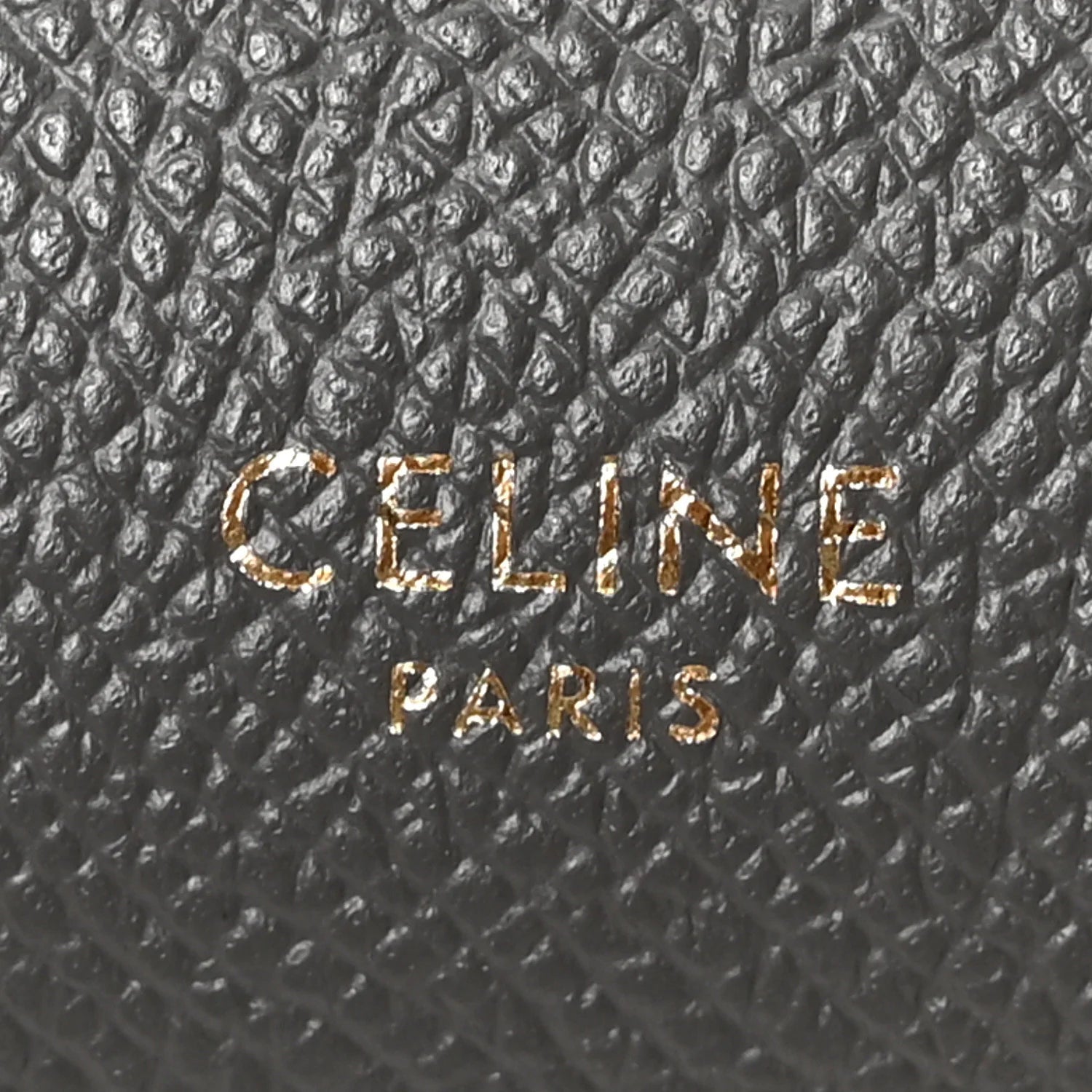 Grained Calfskin Mini Belt Bag Grey