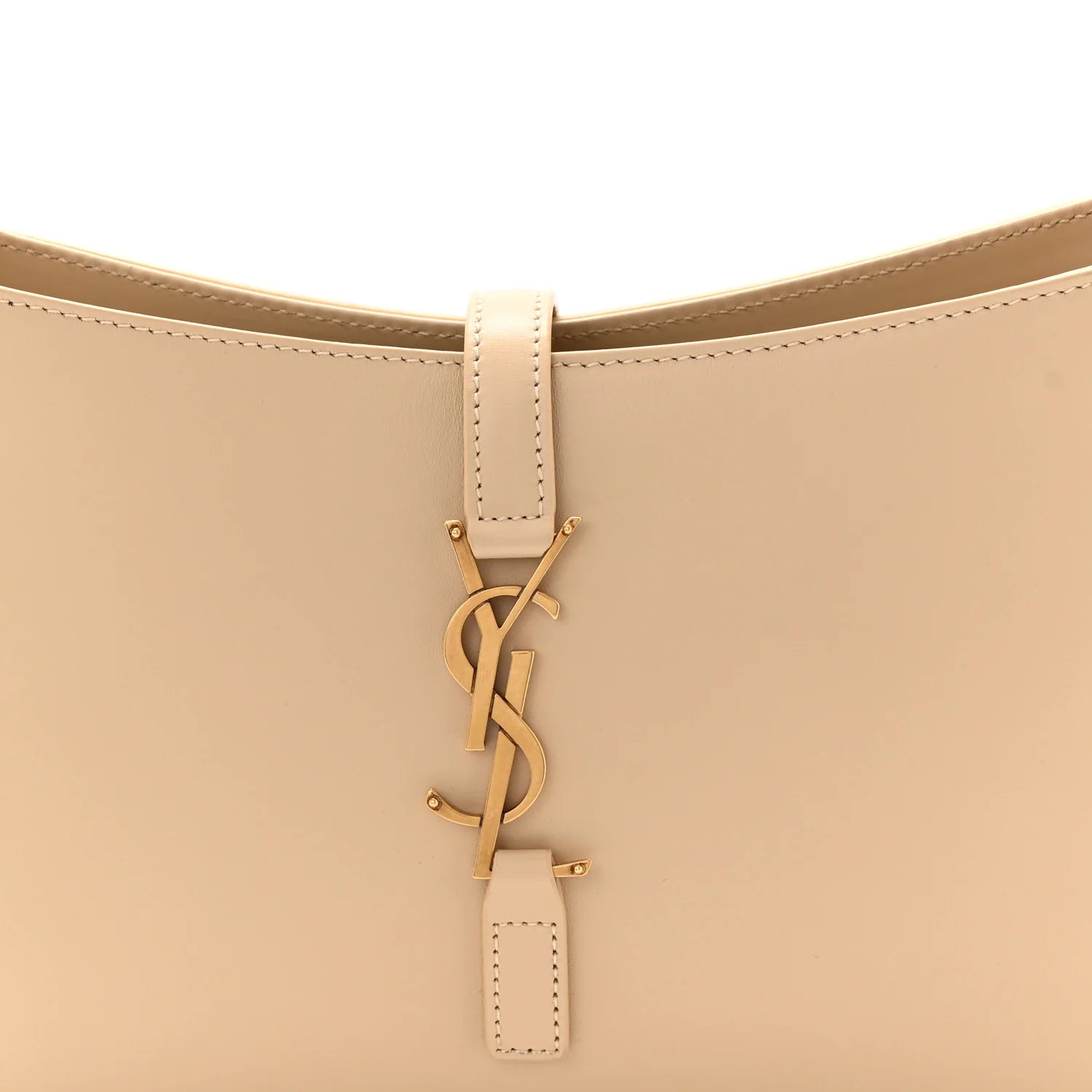 Smooth Calfskin Le 5 a 7 Hobo Dark Beige