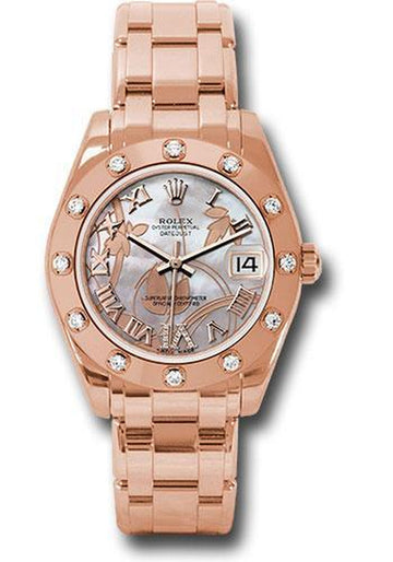 Rolex Datejust Pearlmaster 34Mm Watch: 81315 Gdddr