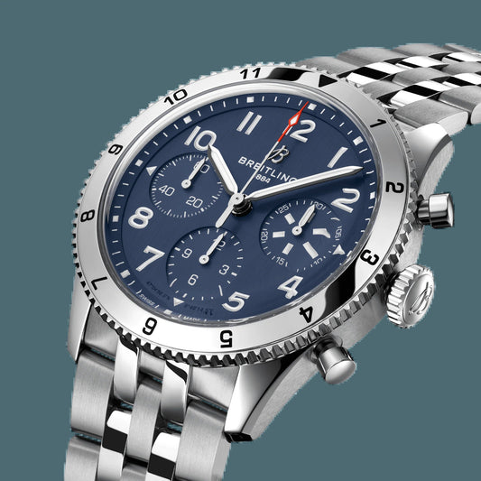 Classic AVI Chronograph 42 Tribute to Vought F4U Corsair, Stainless Steel, Ref# A233801A1C1A1, Unworn 2024