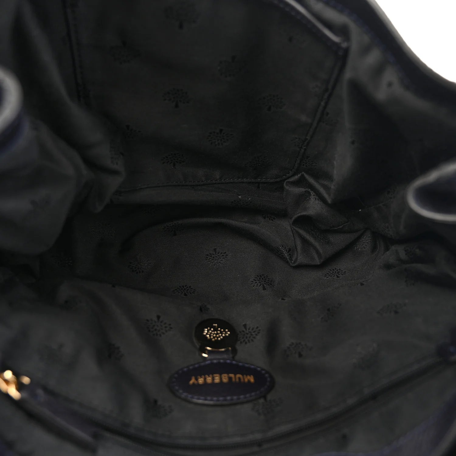 Heavy Suede Alexa Tassel Satchel Ink Blue