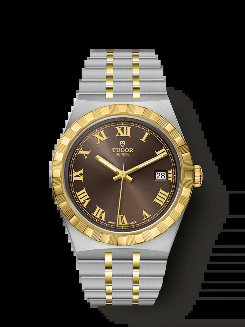 Royal, Stainless Steel and 18K Yellow Gold, 38Mm, Ref# M28503-0007