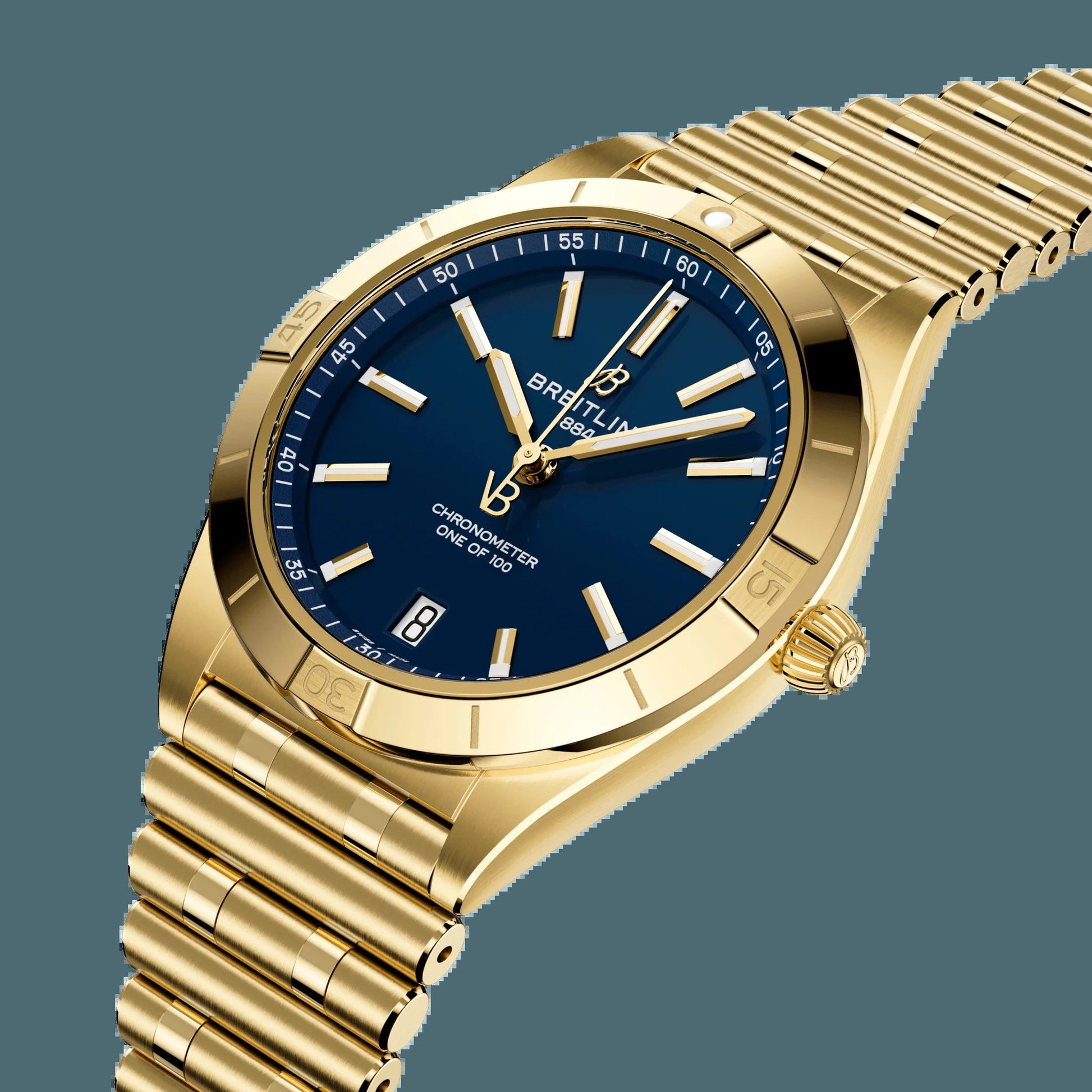 Chronomat Automatic 36 Victoria Beckham, 18K Yellow Gold, Ref# K103801A1C1K1, Unworn 2024