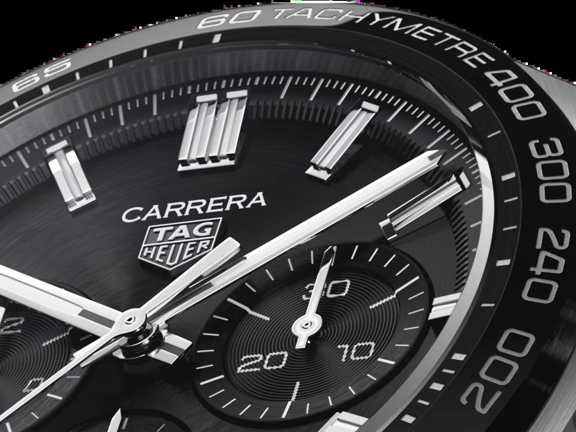 Unworn  Carrera Chronograph, Stainless Steel and Ceramic, 44Mm, Ref# CBN2A1B.BA0643, Box & Papers