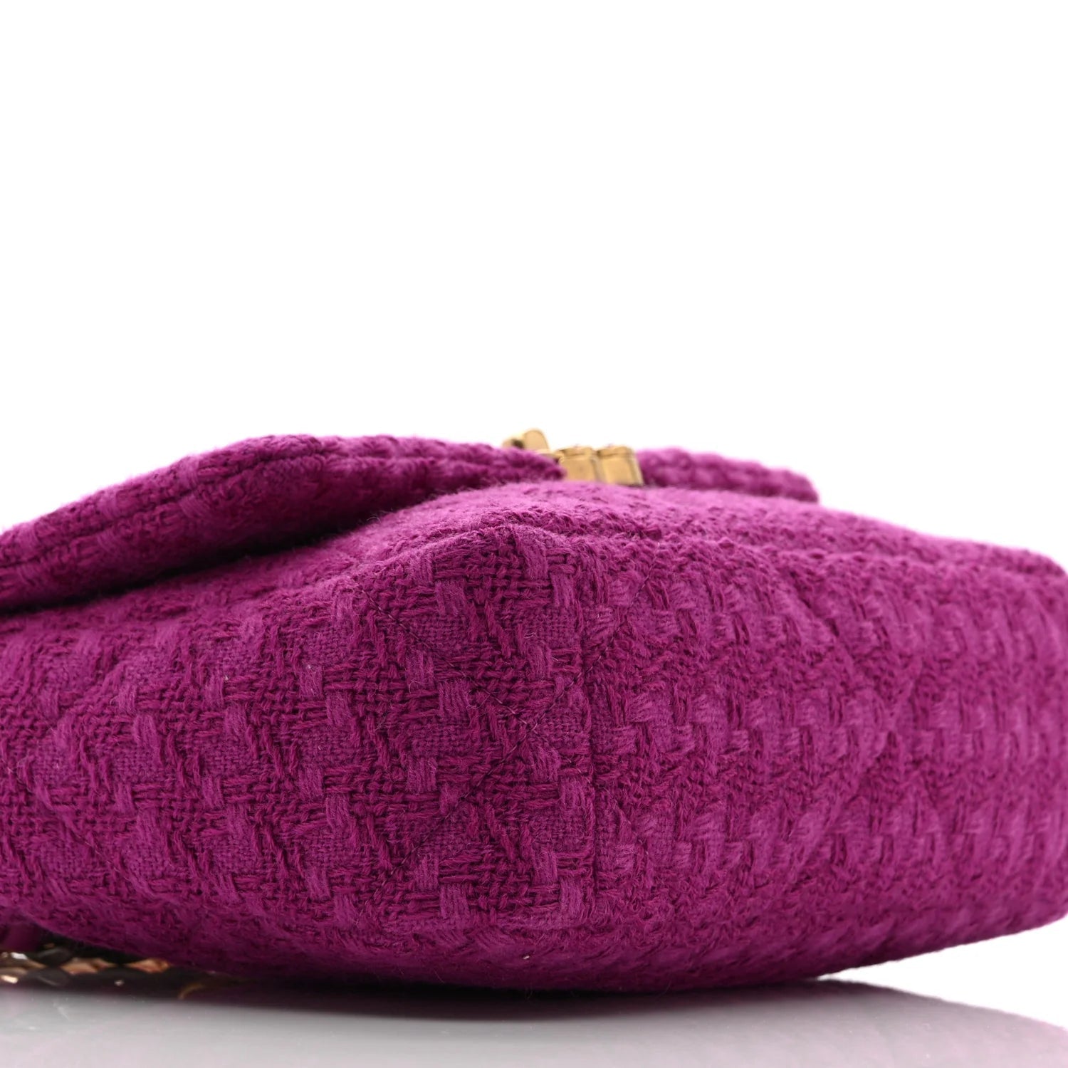 Tweed Quilted Medium  19 Flap Magenta