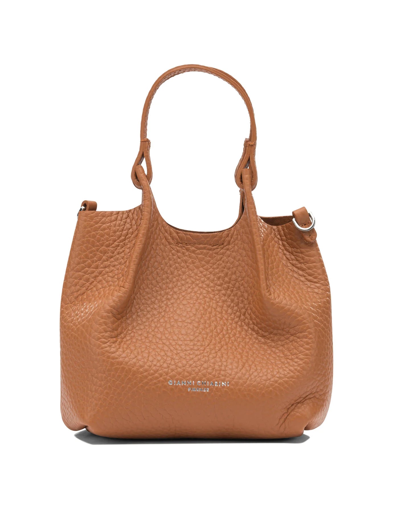 ORANGE LEATHER HANDBAG