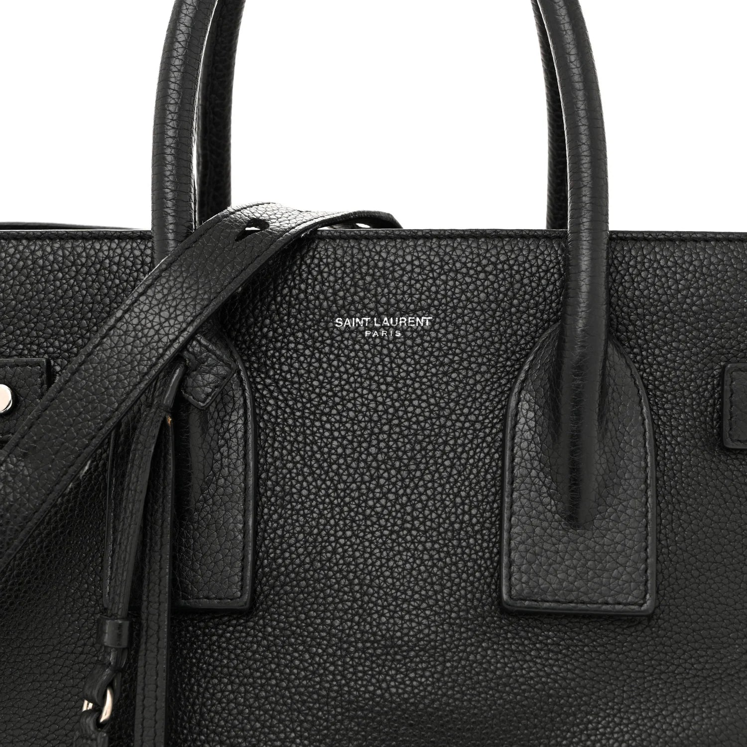 Grained Calfskin Small Supple Sac De Jour Black