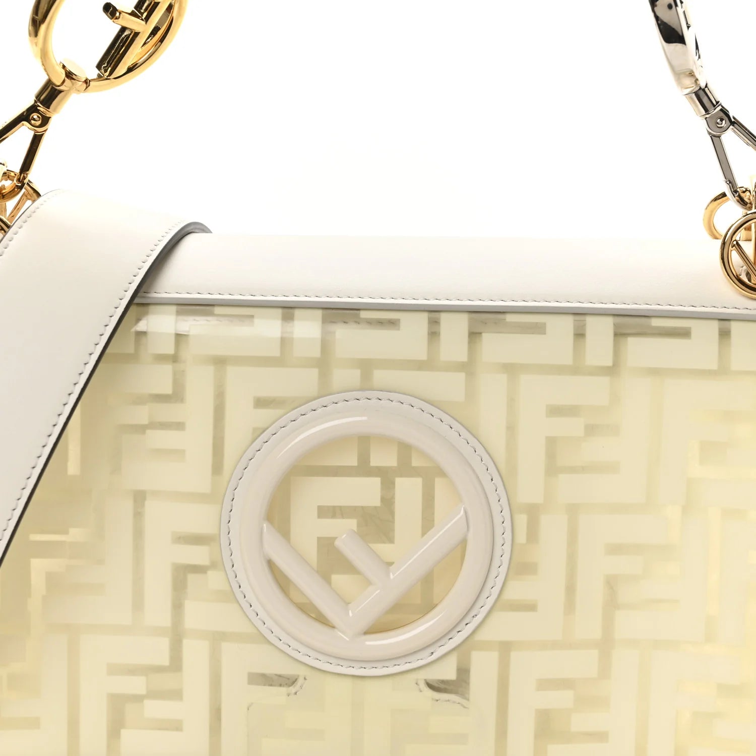 TPU FF Vitello Century F Is  Kan I Shoulder Bag White