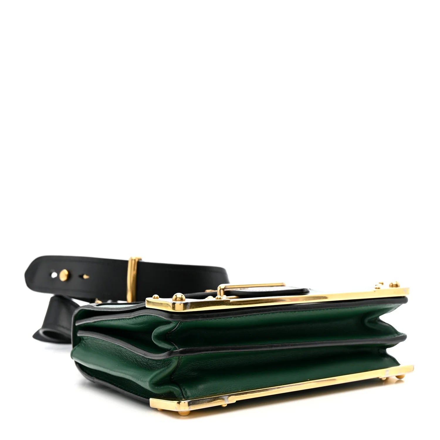 City Calf Saffiano Cahier Bag Biliardo Black