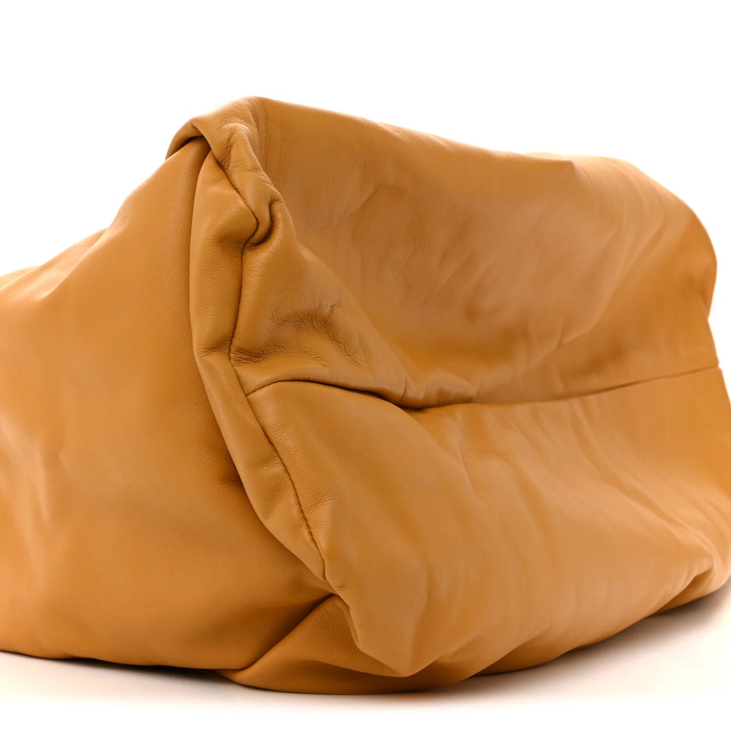 Smooth Butter Calfskin Large the Shoulder Pouch Butterscotch