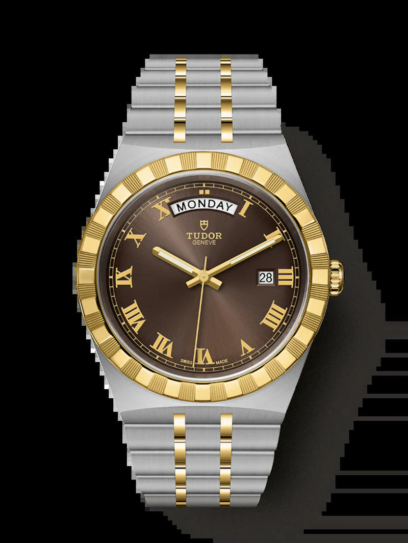 Royal, Stainless Steel and 18K Yellow Gold, 41Mm, Ref# M28603-0007