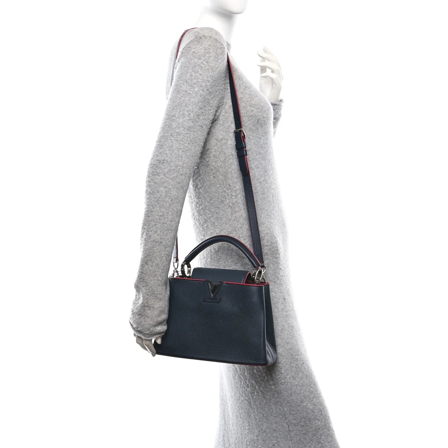 Taurillon Capucines BB Marine Rouge