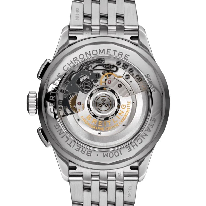 Premier B01 Chronograph 42 Stainless Steel Ref# AB0118221L1A1, Box and Papers