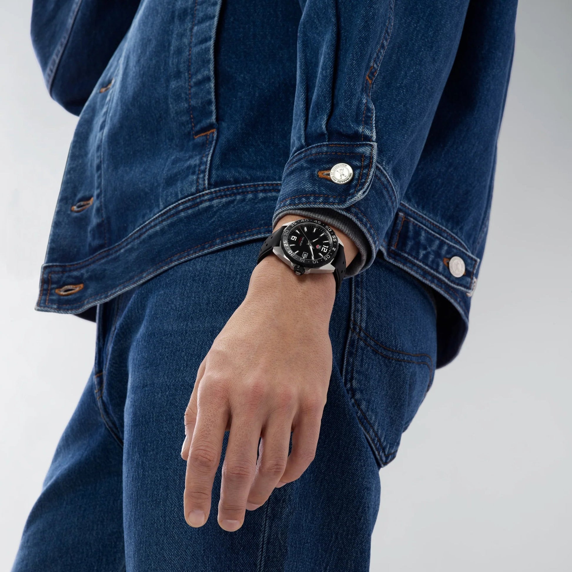 Unworn  Formula 1 Date, Stainless Steel, 41Mm, Ref# WAZ1110.FT8023, Box & Papers