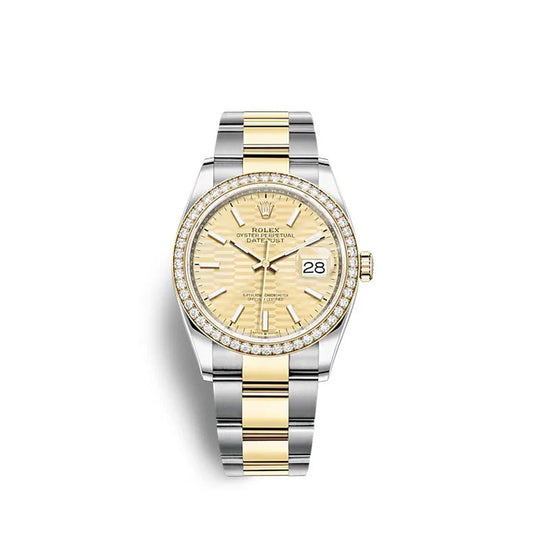 Datejust 36 Oystersteel and Yellow Gold Ref# 126283RBR-0026