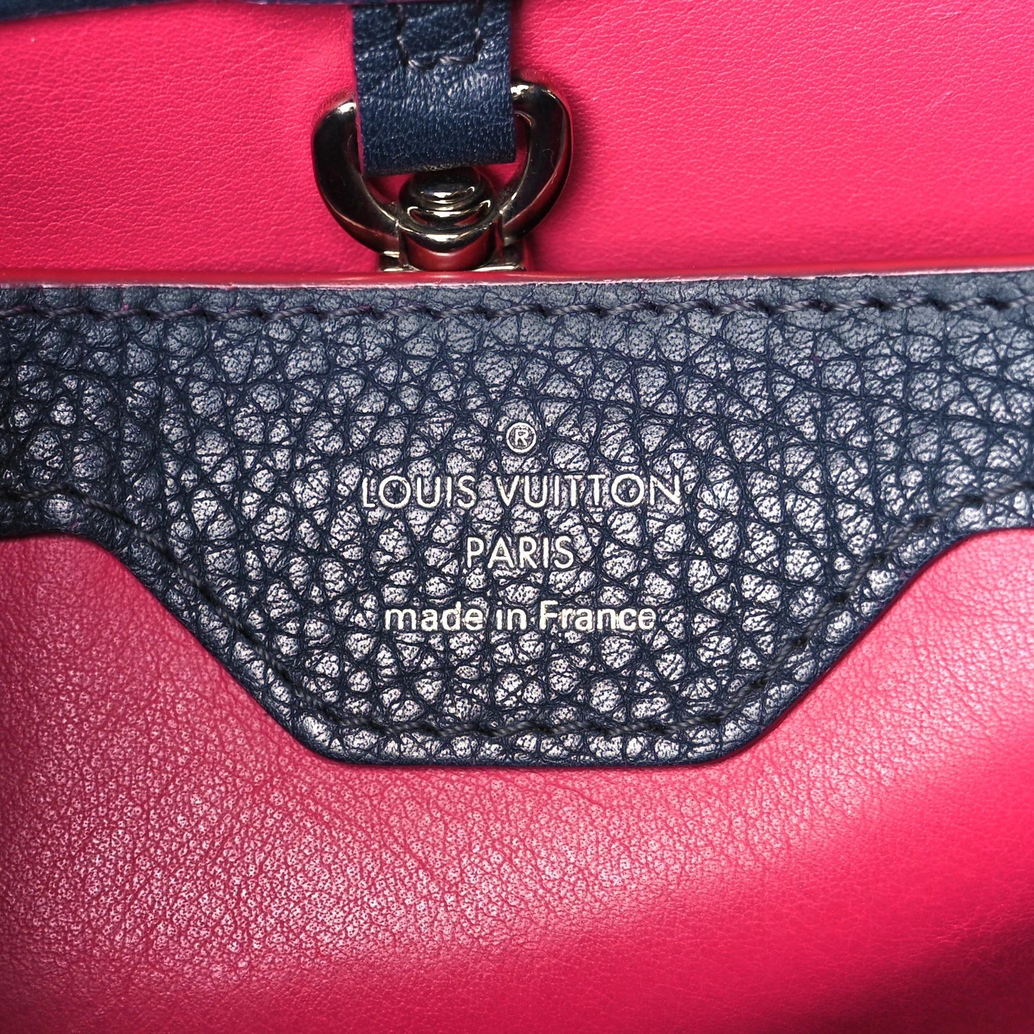 Taurillon Capucines BB Marine Rouge