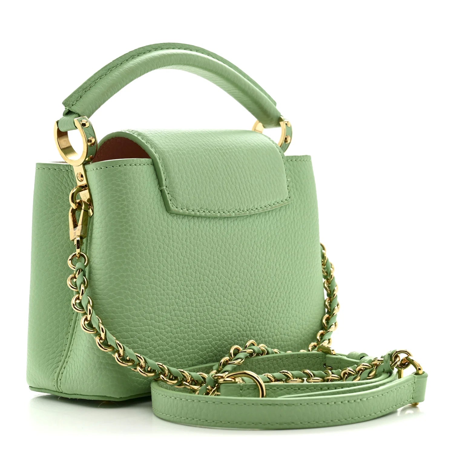 Taurillon Mini Capucines Vert Pomme