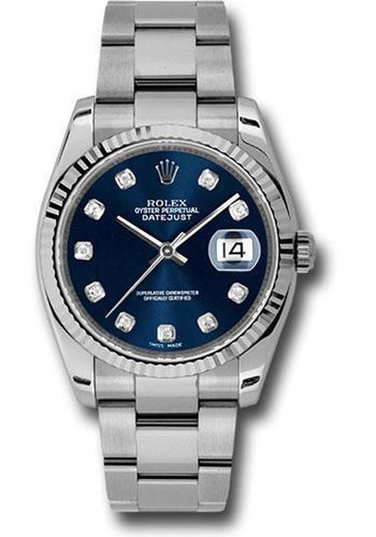 Rolex Datejust 36Mm Watch 116234 Bldo
