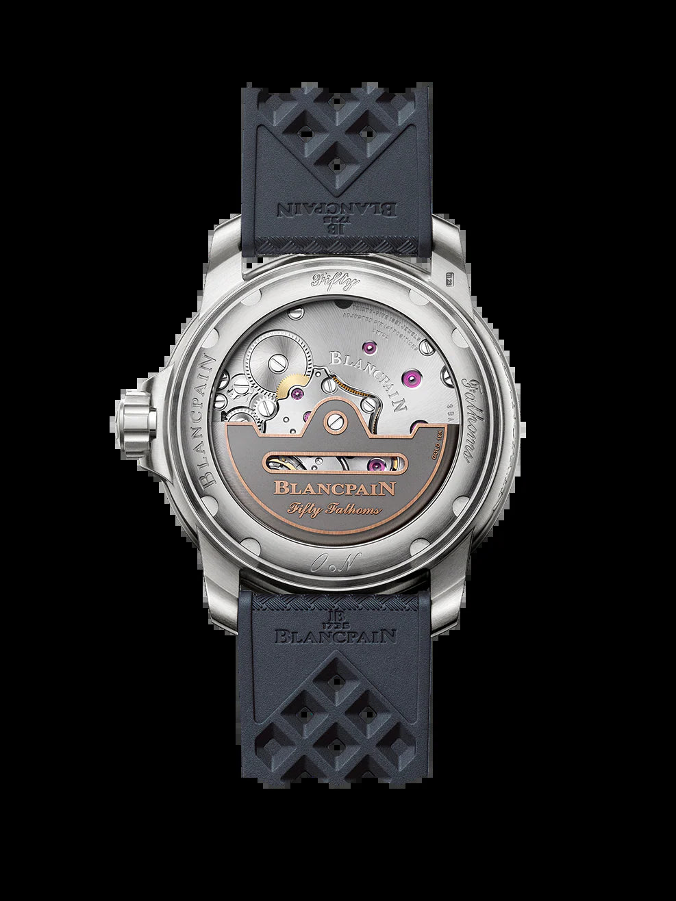 Unworn  Fifty Fathoms Automatique, Titanium, 42.3Mm, Ref# 5010-12B40-O64A, Box and Papers