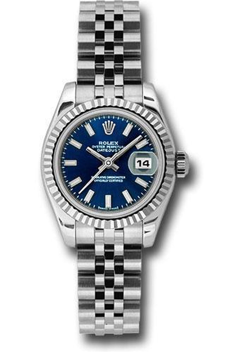 Rolex Lady Datejust 26Mm Watch 179174 Blsj